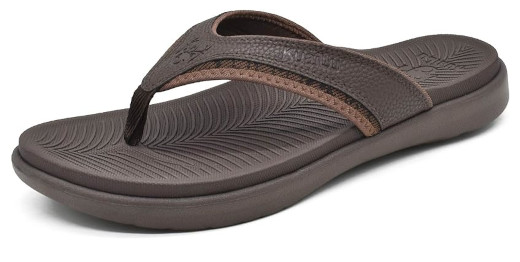 KuaiLu Mens Sport Flip Flops Comfort